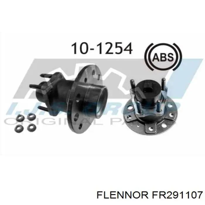 FR291107 Flennor cubo de rueda trasero