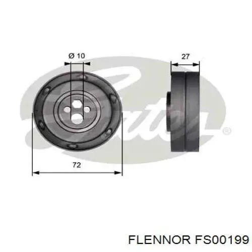 FS00199 Flennor rodillo, cadena de distribución