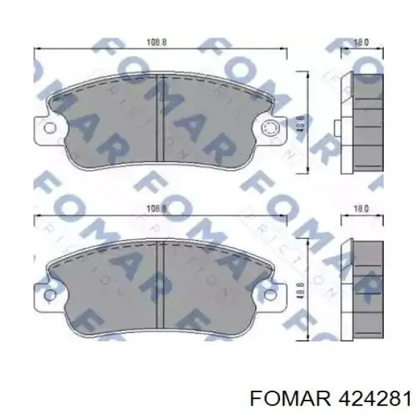  Pastillas de freno delanteras para Mercedes E C123