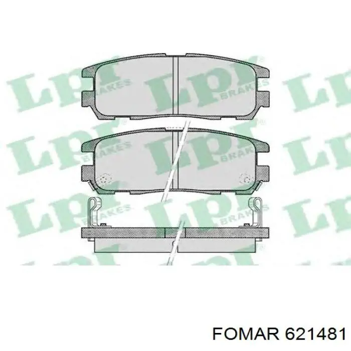  Pastillas de freno traseras para Great Wall Hover CC646