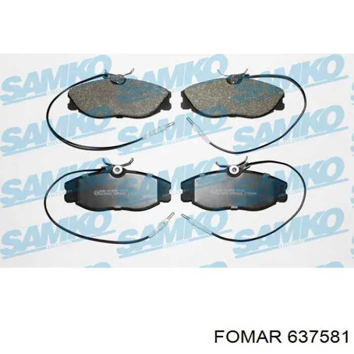  Pastillas de freno delanteras para Peugeot 607 9D, 9U