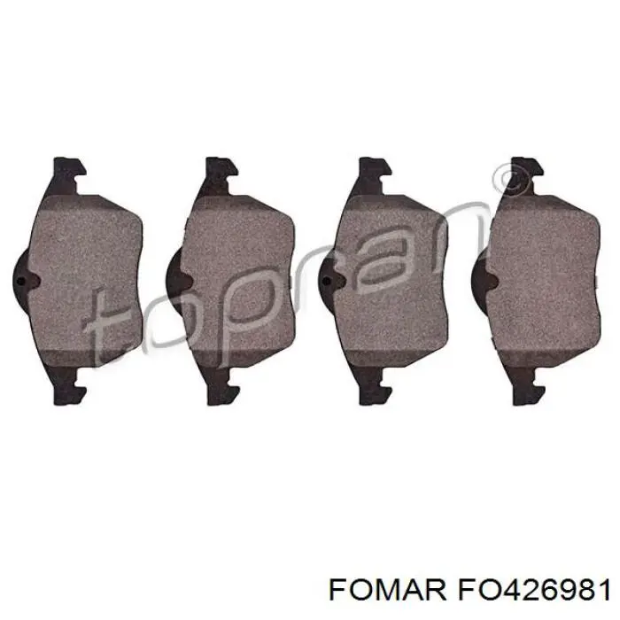  Pastillas de freno delanteras para Opel Corsa 91, 92, 96, 97