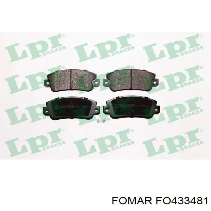 792552 Fiat/Alfa/Lancia pastillas de freno delanteras