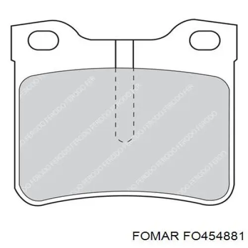 1617253380 Peugeot/Citroen pastillas de freno traseras