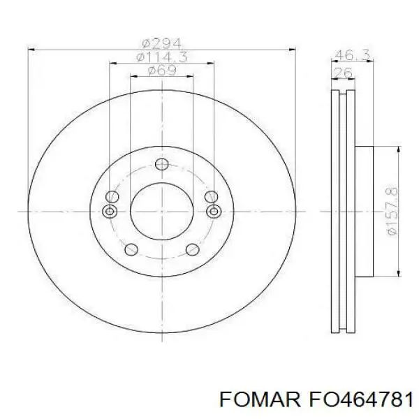 04465YZZAF Toyota pastillas de freno delanteras