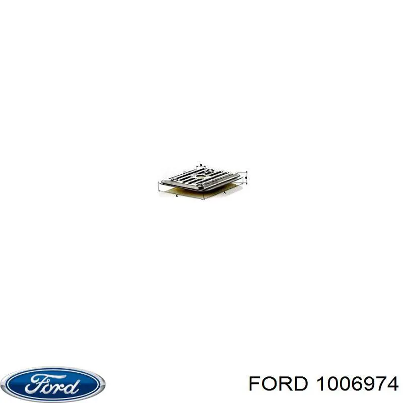 1006974 Ford filtro hidráulico, transmisión automática