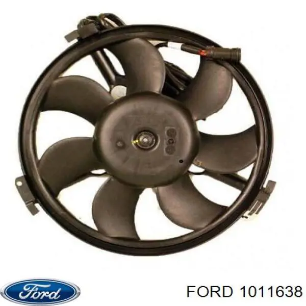 1011638 Ford ventilador (rodete +motor refrigeración del motor con electromotor completo)