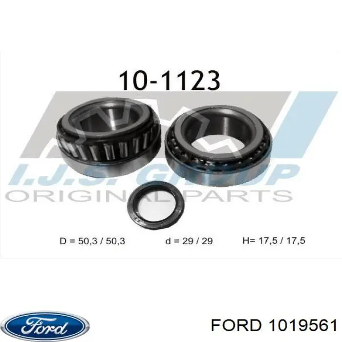 1019561 Ford cojinete de rueda trasero