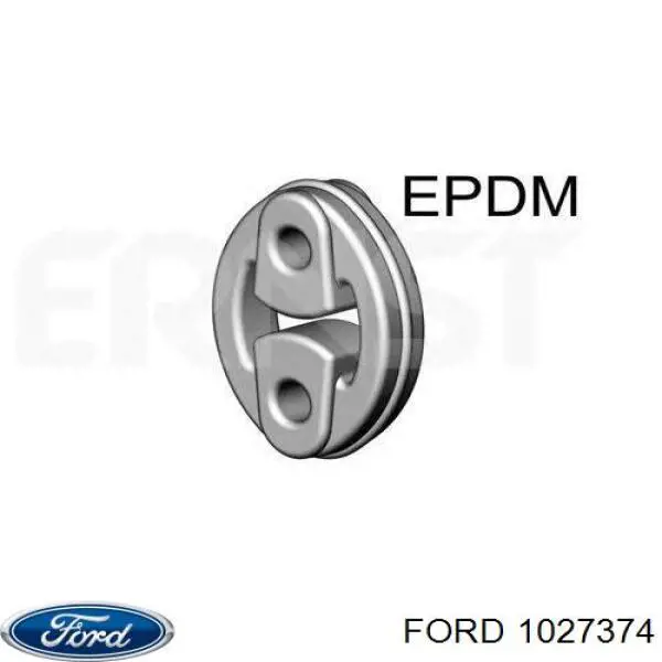 1027374 Ford soporte, silenciador