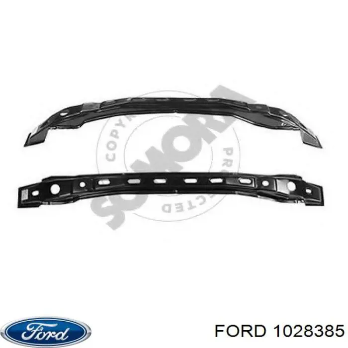  Soporte de radiador inferior (panel de montaje para foco) para Ford Ka RBT