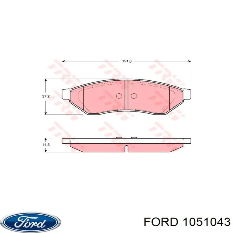 1074415 Ford inyector de combustible