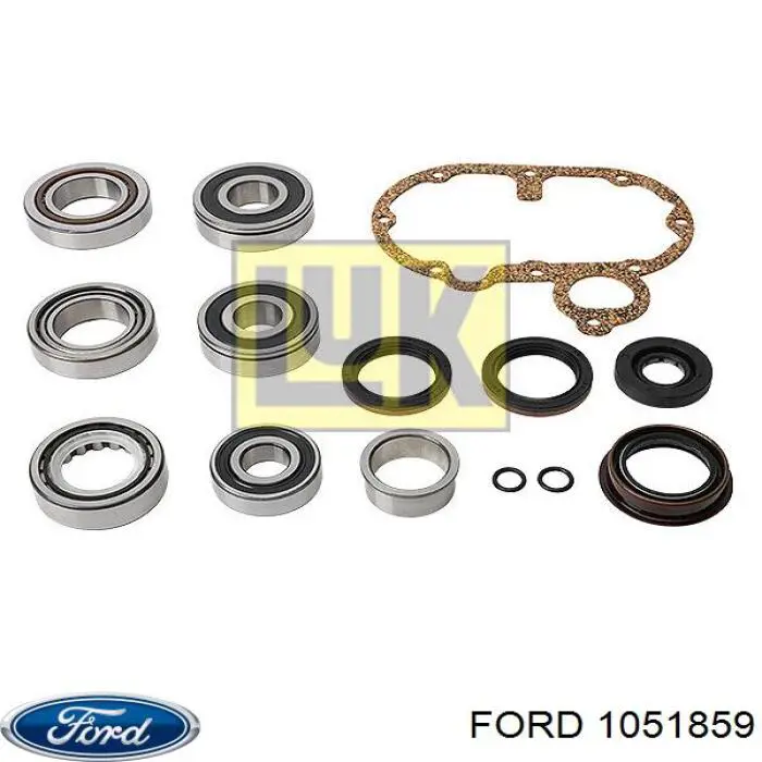 1051859 Ford cojinete del eje de salida de la caja de engranaje