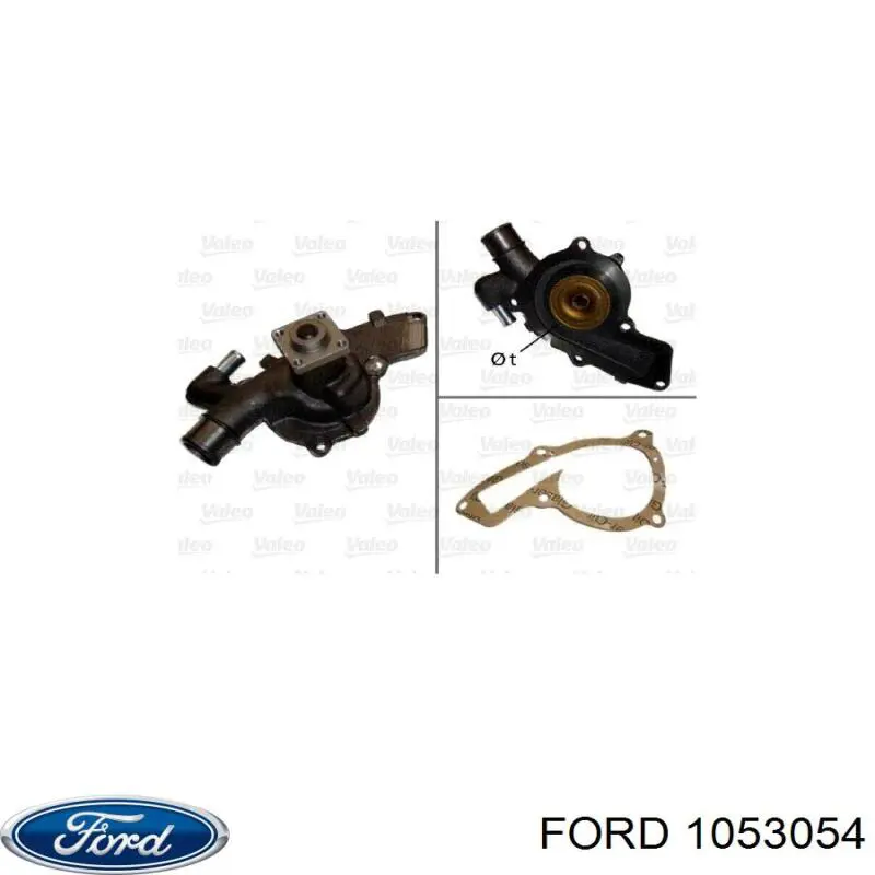 1233202 Ford bomba de agua