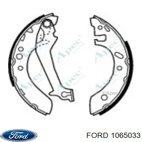 1065033 Ford zapatas de frenos de tambor traseras