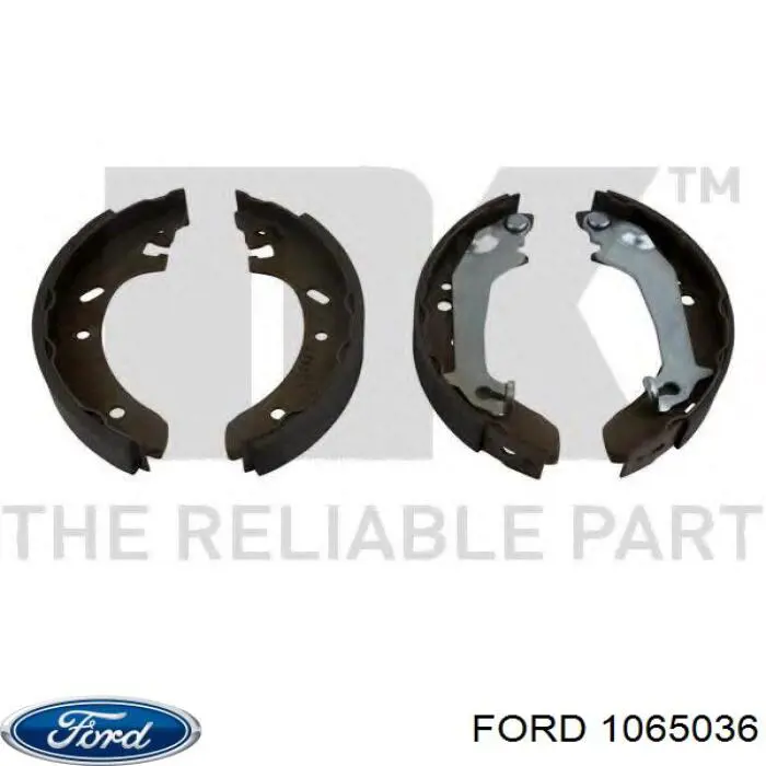 1065036 Ford zapatas de frenos de tambor traseras