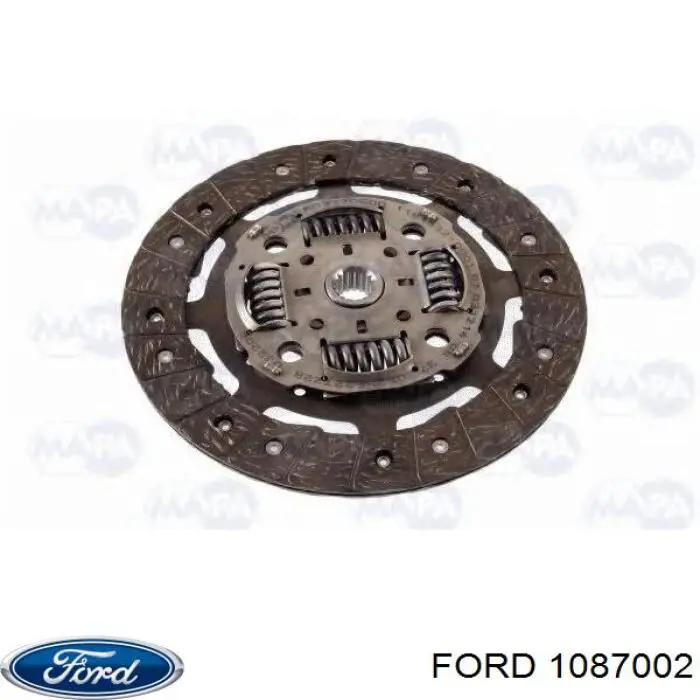 1087002 Ford kit de embrague (3 partes)