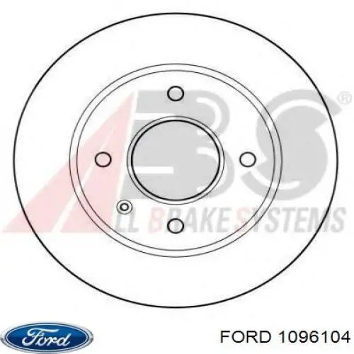 1096104 Ford freno de disco delantero