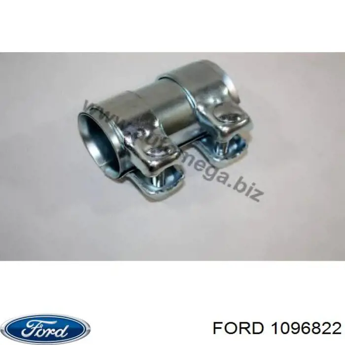 1096822 Ford abrazadera de silenciador delantera