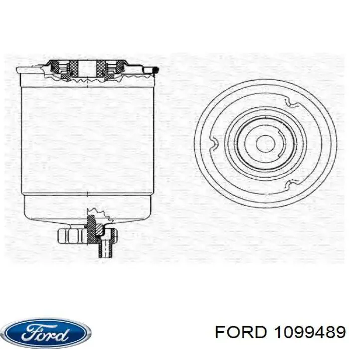 1099489 Ford filtro combustible