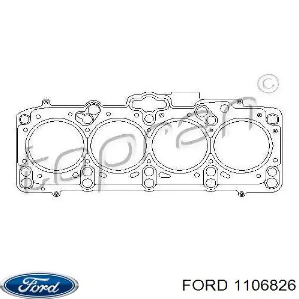 1106826 Ford junta de culata