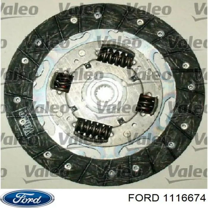 1116674 Ford kit de embrague (3 partes)