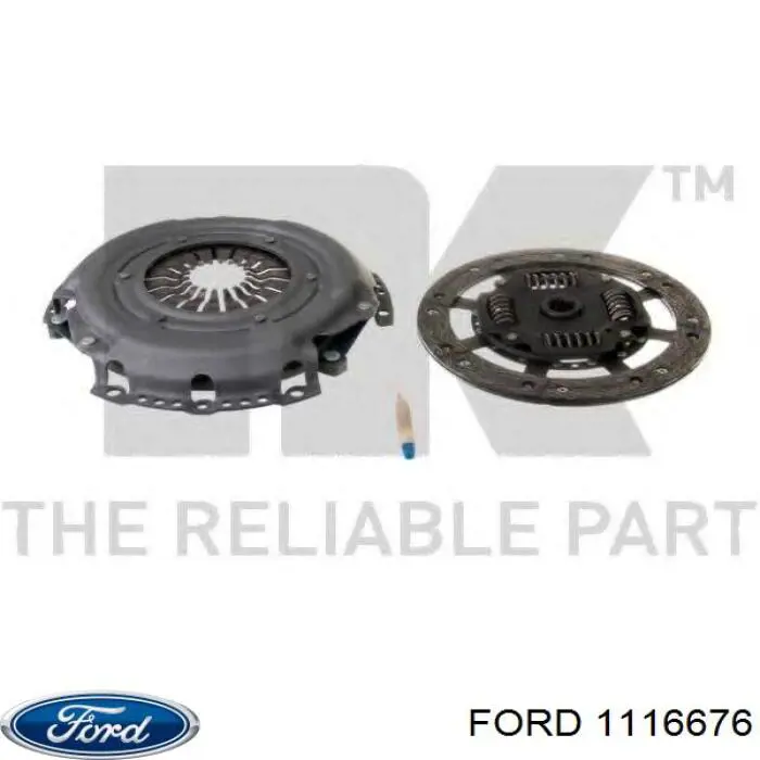 1116676 Ford kit de embrague (3 partes)