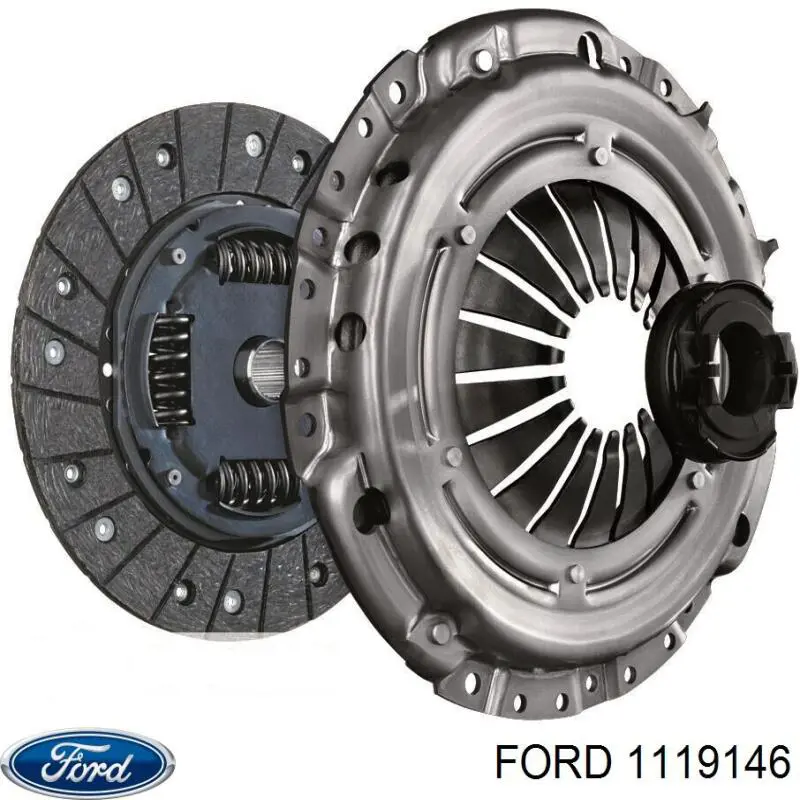 1119146 Ford kit de embrague (3 partes)