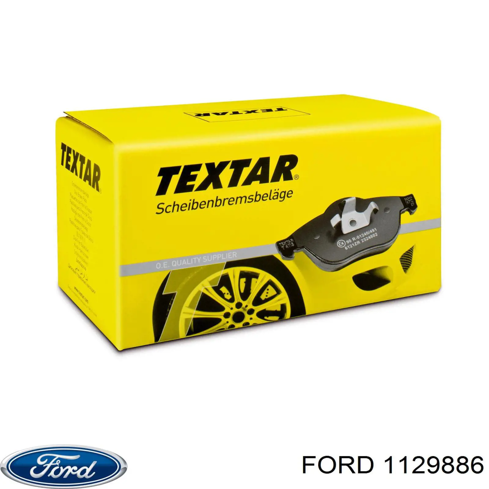 1129886 Ford pastillas de freno traseras