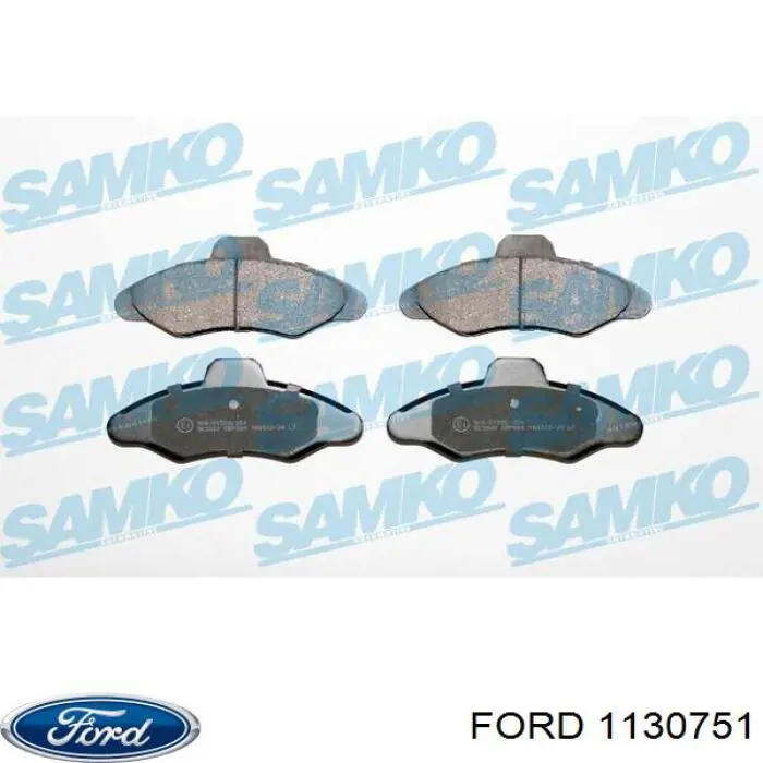 1130751 Ford pastillas de freno delanteras