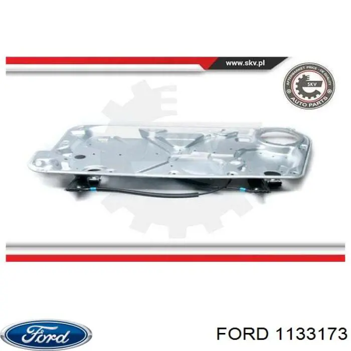 1022000 Ford mecanismo de elevalunas, puerta delantera derecha