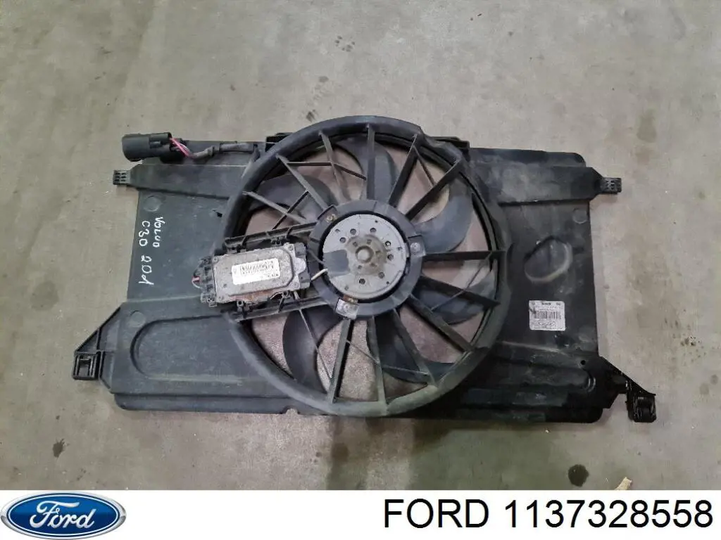 30776310 Volvo difusor de radiador, ventilador de refrigeración, condensador del aire acondicionado, completo con motor y rodete