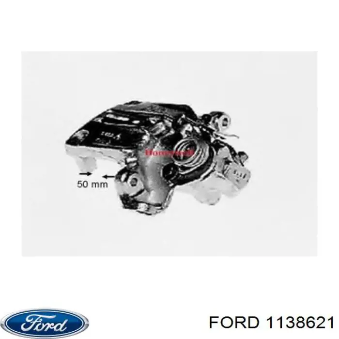 1125861 Ford pinza de freno trasero derecho