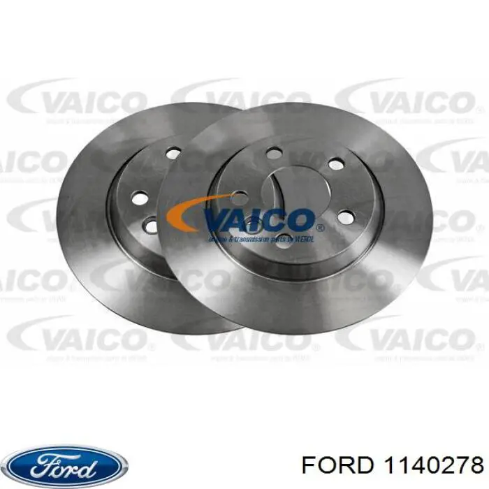 1140278 Ford disco de freno trasero