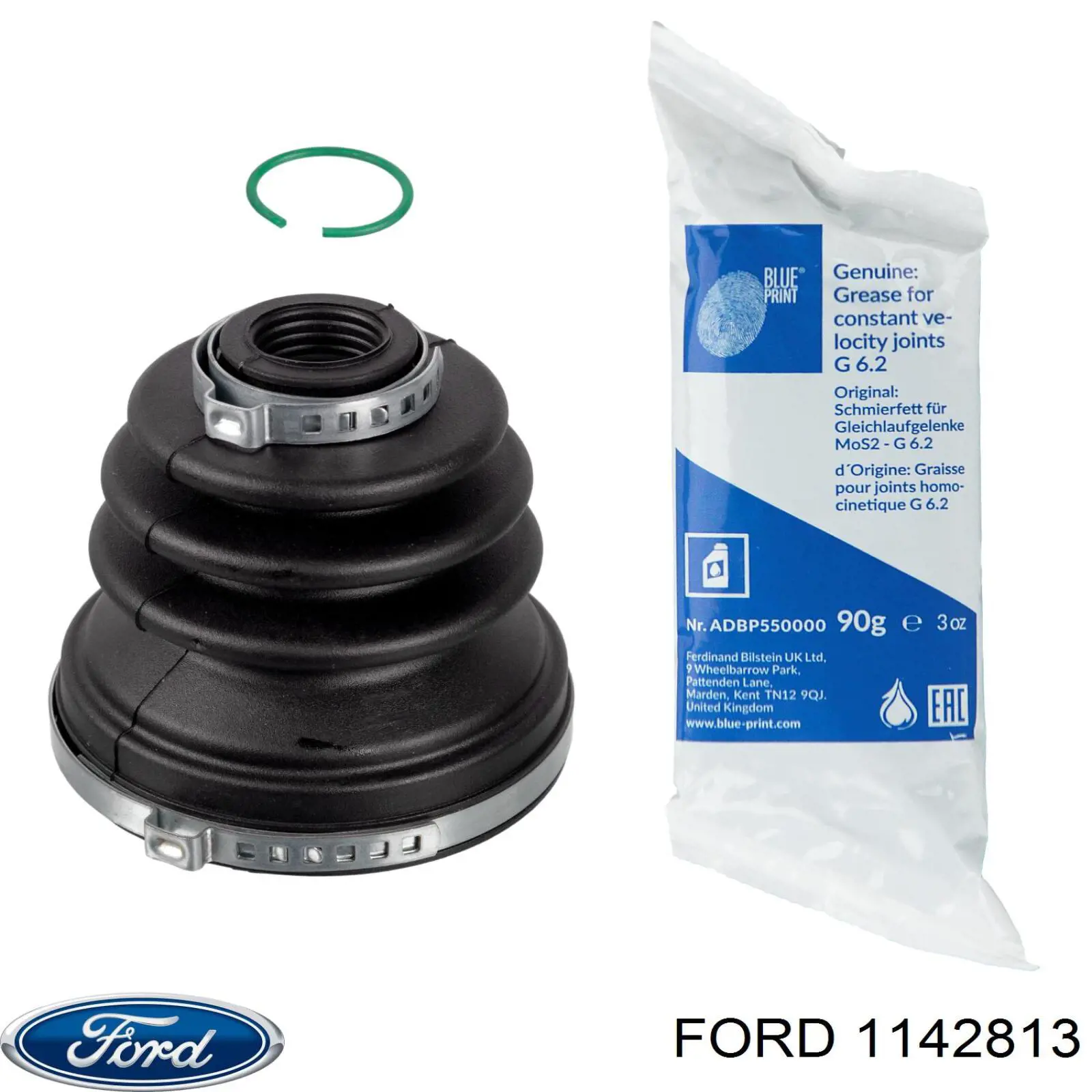 1142813 Ford fuelle, árbol de transmisión delantero exterior