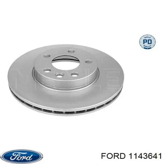 1143641 Ford freno de disco delantero