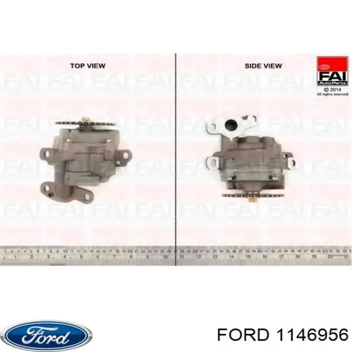 1146956 Ford bomba de aceite