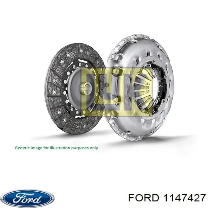 1147427 Ford kit de embrague (3 partes)