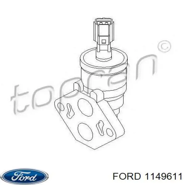 1149611 Ford válvula de mando de ralentí, suministro de aire