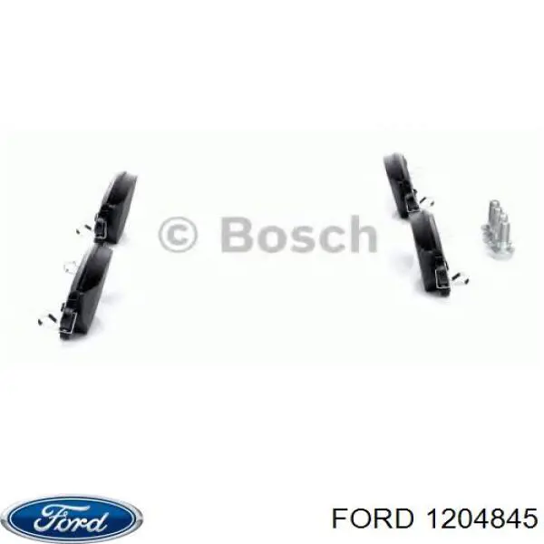 1204845 Ford pastillas de freno traseras