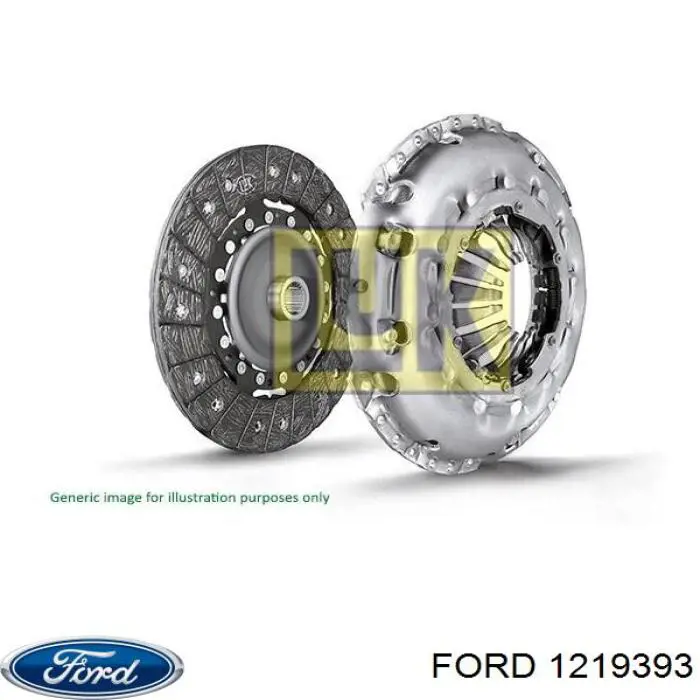 1219393 Ford kit de embrague (3 partes)