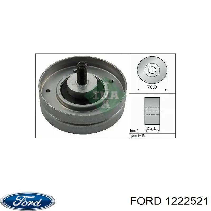  Arbol (Eje) Secundario para Caja de Cambios para Ford Transit V184/5