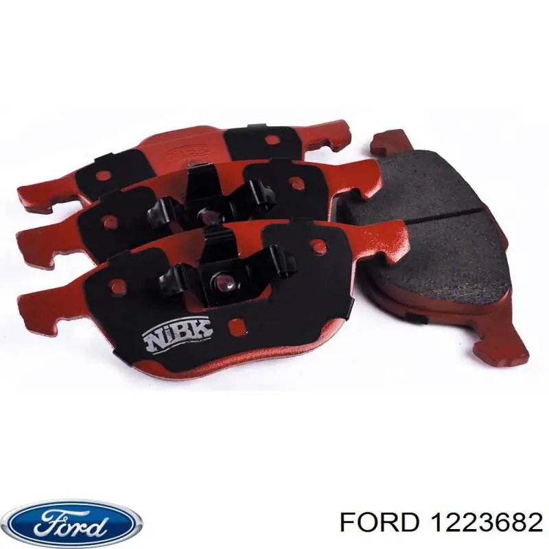 1223682 Ford pastillas de freno delanteras