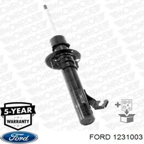 1231003 Ford amortiguador delantero izquierdo