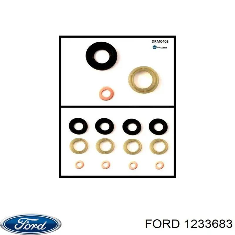 1233683 Ford junta anular, inyector