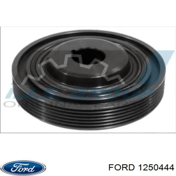 1250444 Ford polea, cigüeñal