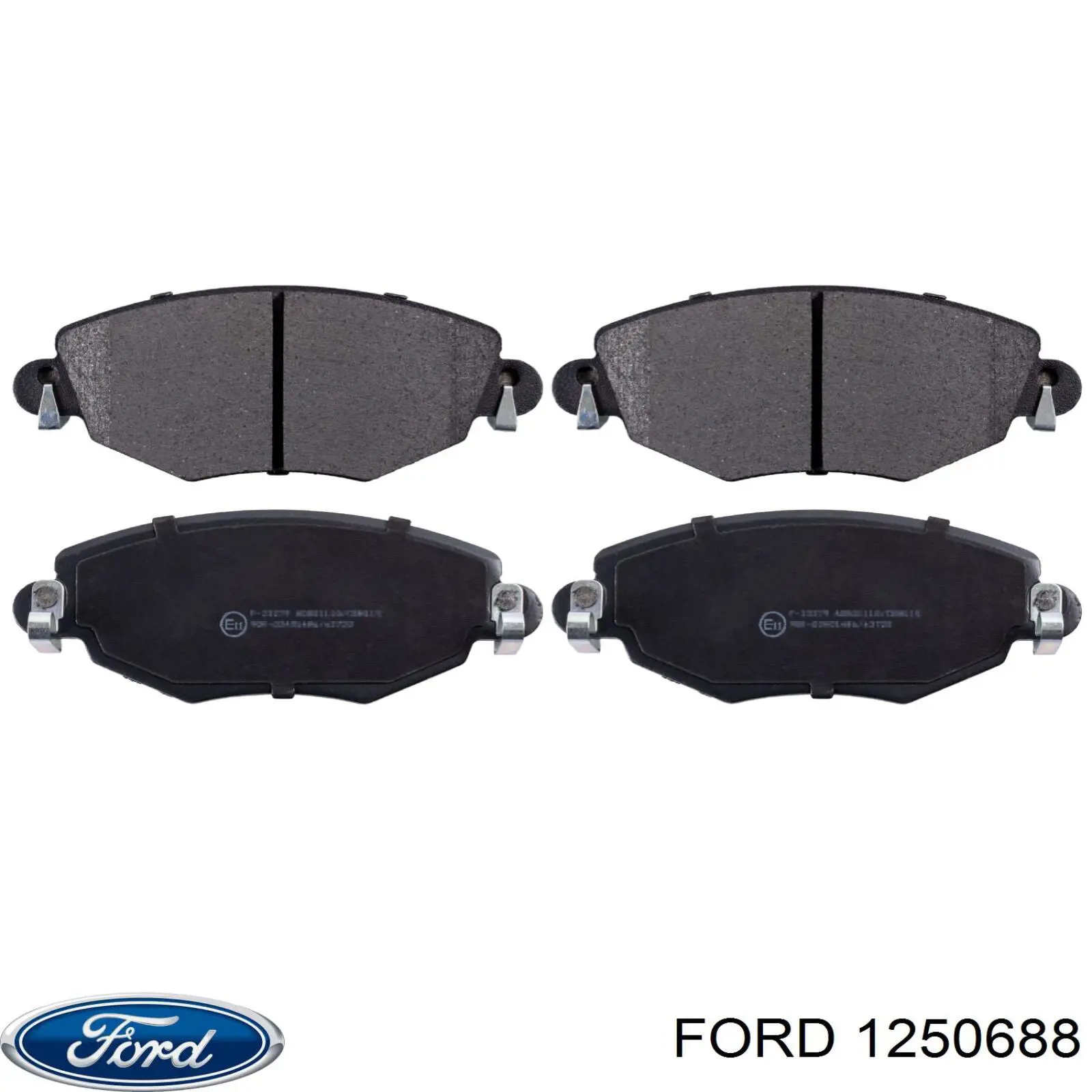 1250688 Ford pastillas de freno delanteras