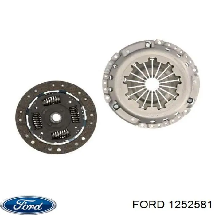 1252581 Ford kit de embrague (3 partes)