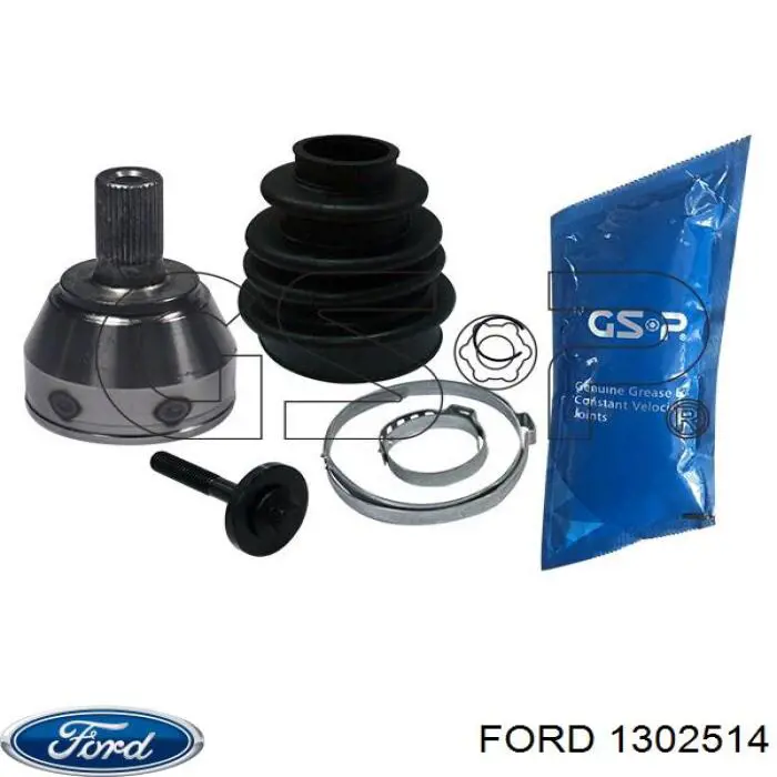 1302514 Ford árbol de transmisión delantero derecho