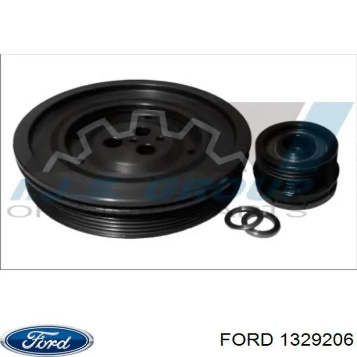 1329206 Ford polea, cigüeñal