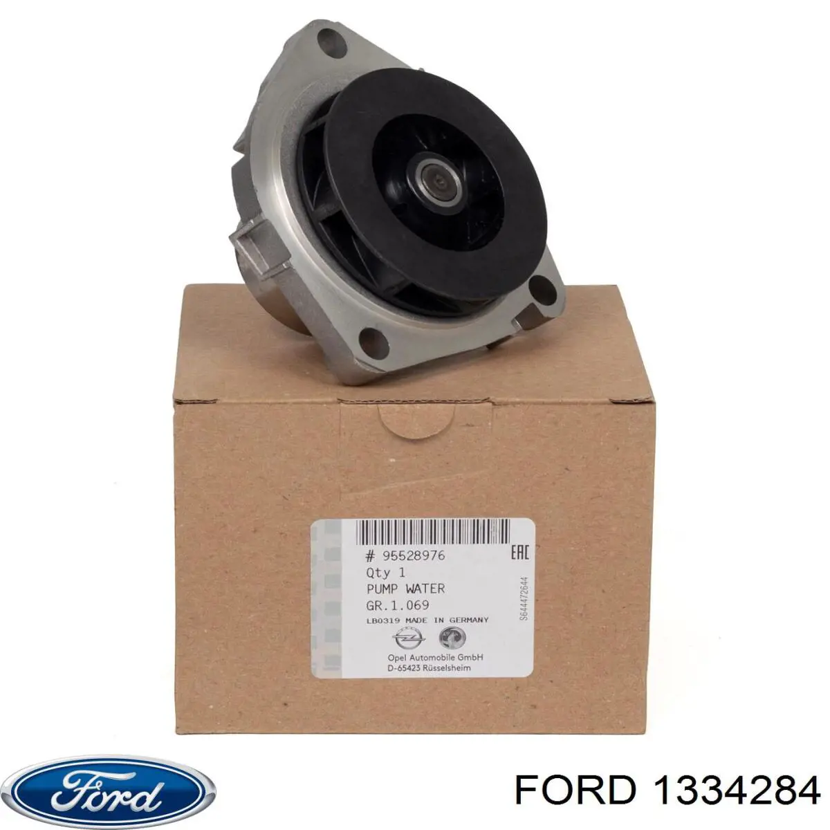 1334284 Ford árbol de transmisión delantero derecho